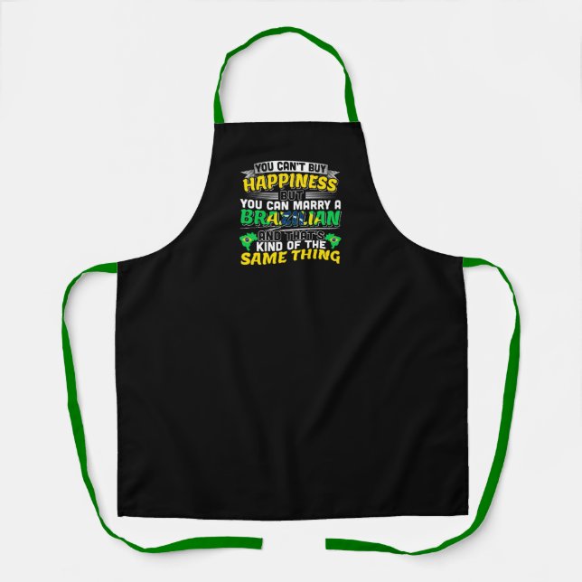 Marry a Brazilian - Brazil Happiness Apron (Front)
