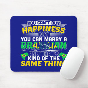Marry a Brazilian - Brazil Happiness Mouse Mat