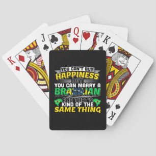 Marry a Brazilian - Brazil Happiness Playing Cards