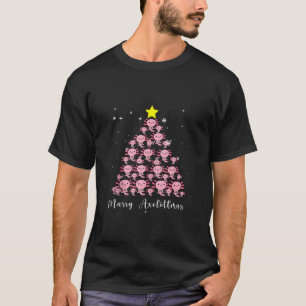 Marry Axolotlmas Christmas Tree Xmas Girls Boys Co T-Shirt