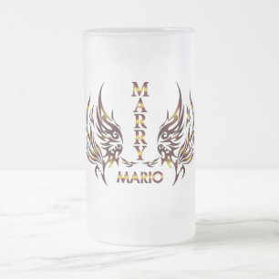 Marry Beer Glass Frosted Glass Beer Mug