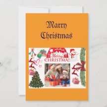 Marry Christmas Greeting Card