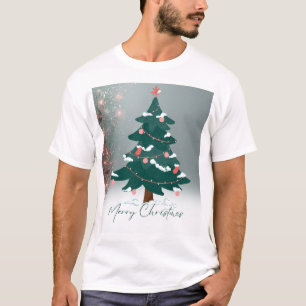 Marry christmiss festive holiday tee