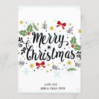 Marry Chrstmas Invitation card