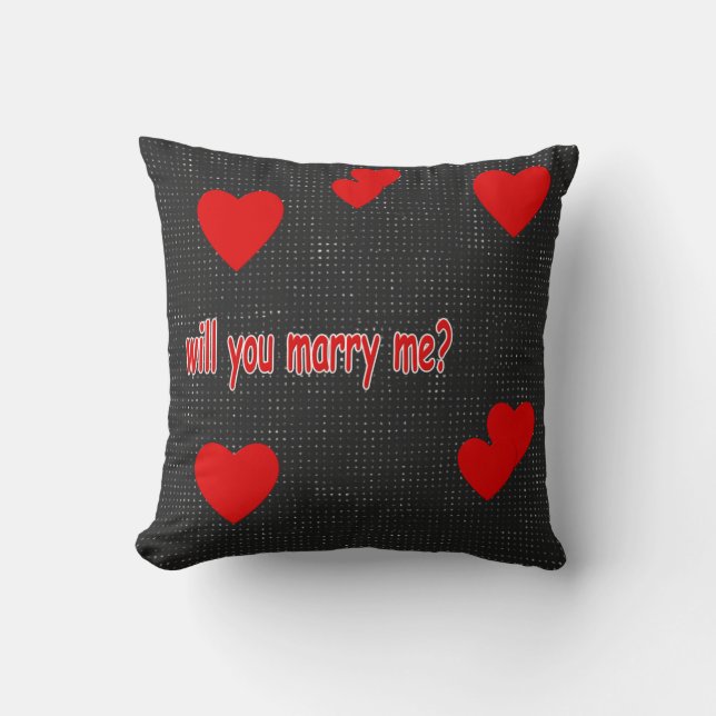 marry me cushion (Front)