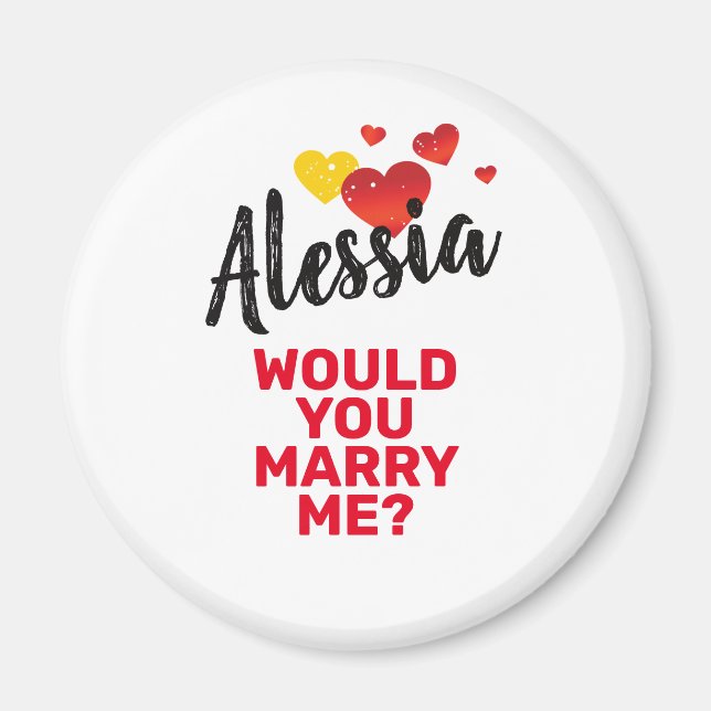 Marry Me Magnet (Front)