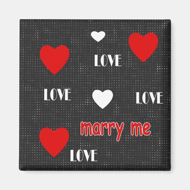 marry me magnet (Front)