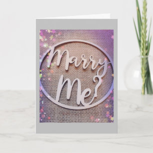 MARRY ME MAKE ME THE HAPPIEST MAN IN WORLD CARD