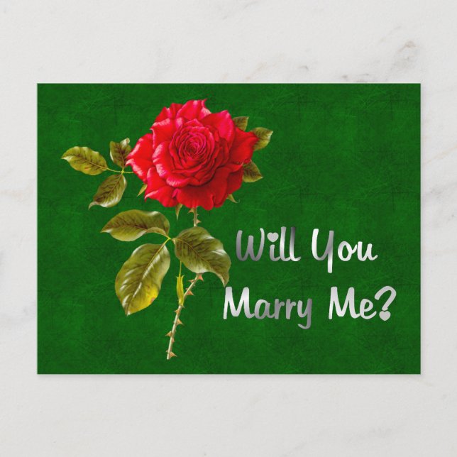 Marry Me Postcard (Front)