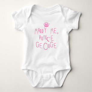 Marry Me Prince George Baby Bodysuit