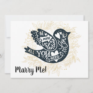 Marry Me Proposal Valentine's Day Holiday Card