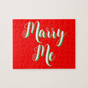 Marry Me puzzle -- Christmas proposal