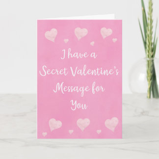 Marry Me Secret Proposal Message Valentine's Card