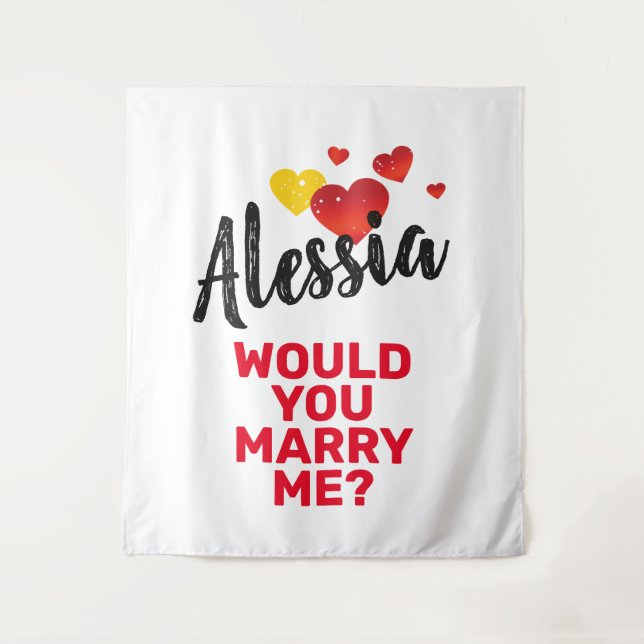 Marry Me Tapestry (Front)
