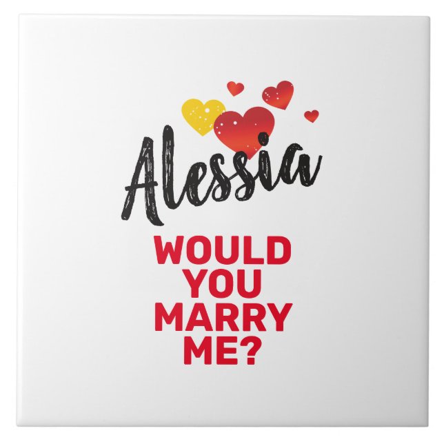 Marry Me Tile (Front)