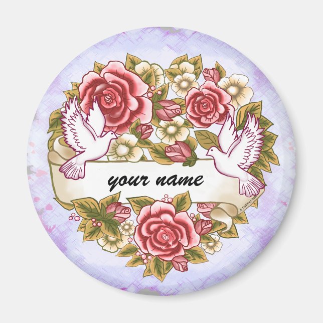 Marry Me wedding magnet (Front)