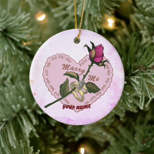 Marry Me wedding  ornament (Tree)