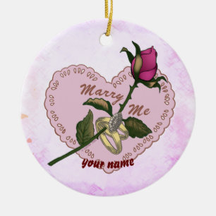 Marry Me wedding  ornament