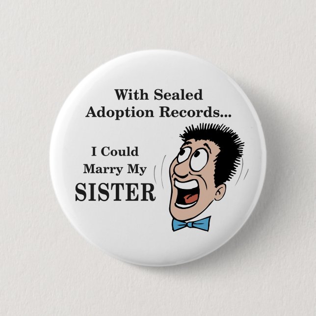 Marry Sister 6 Cm Round Badge (Front)
