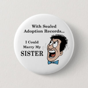 Marry Sister 6 Cm Round Badge