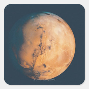 Mars 10 square sticker