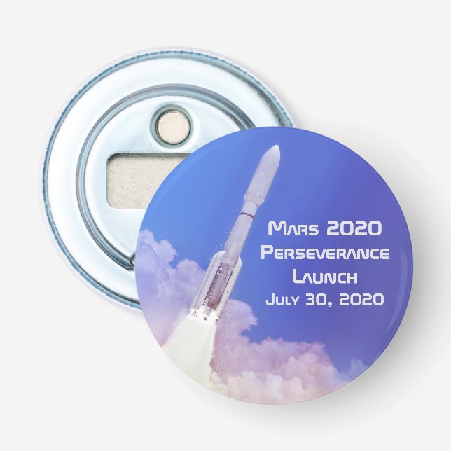 Mars 2020 Perseverance Launch Bottle Opener (Front)