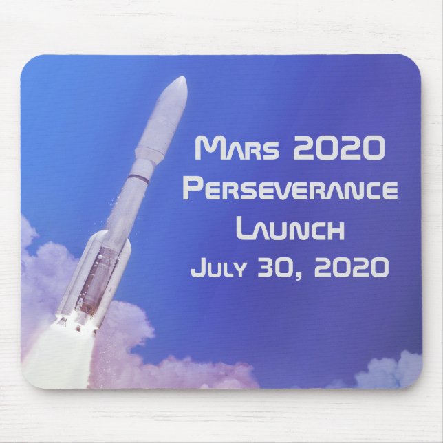 Mars 2020 Perseverance Launch Mouse Mat (Front)