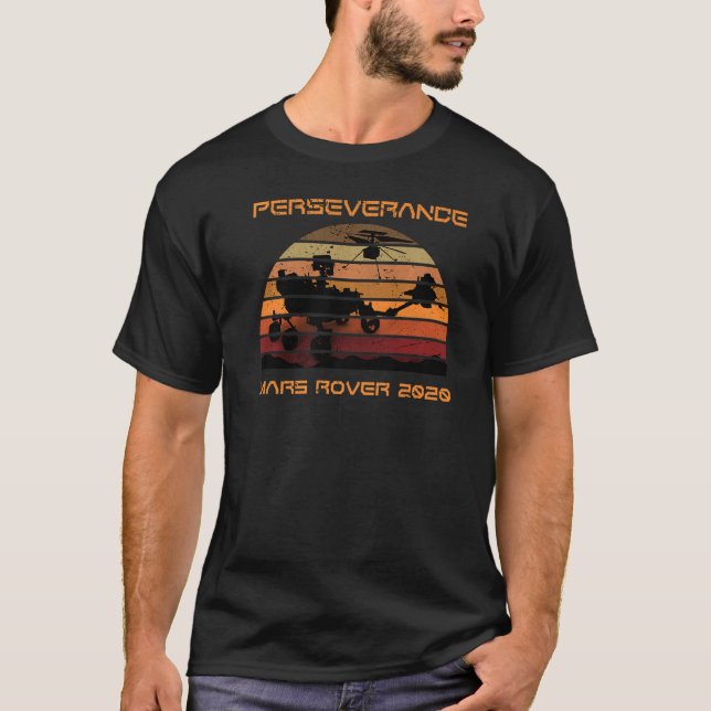 Mars 2020 Perseverance Mars Rover 2020 Ingenuity T-Shirt (Front)