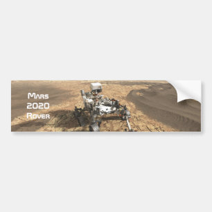 Mars 2020 Rover Bumper Sticker