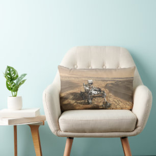 Mars 2020 Rover On The Surface Of Mars. Lumbar Cushion