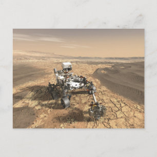 Mars 2020 Rover On The Surface Of Mars. Postcard