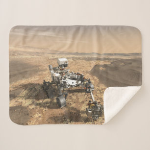 Mars 2020 Rover On The Surface Of Mars. Sherpa Blanket