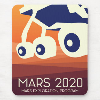 Mars 2020 Rover Space Art Mouse Mat