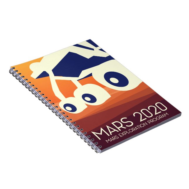 Mars 2020 Rover Space Art Notebook (Right Side)