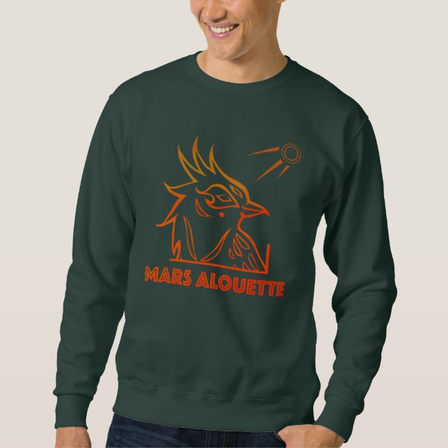 Mars Alouette dark green sweatshirt (Front)