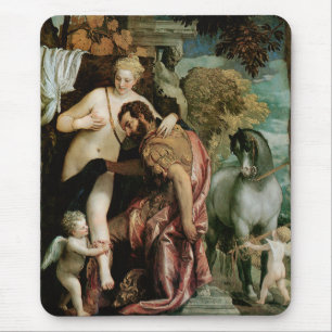 Mars and Venus United by Love Mouse Mat