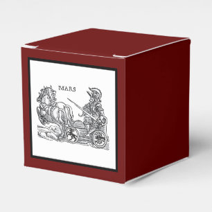 Mars Ares God of War Greek Roman Chariot Cartoon Favour Box