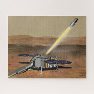 Mars Ascent Vehicle Launched From Mars. Jigsaw Puzzle