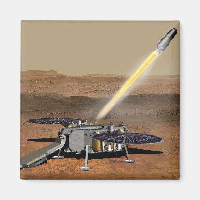 Mars Ascent Vehicle Launched From Mars. Magnet (Front)