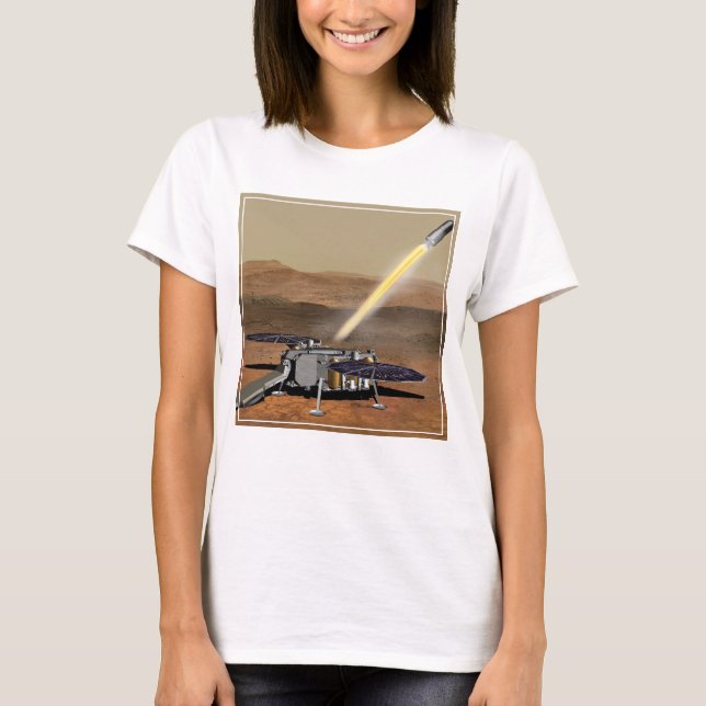 Mars Ascent Vehicle Launched From Mars. T-Shirt (Front)