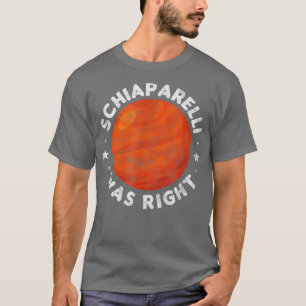 Mars Astronomy Science Space Eploration Distressed T-Shirt