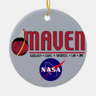 Mars Atmosphere and Volatile EvolutioN (MAVEN) Ceramic Tree Decoration