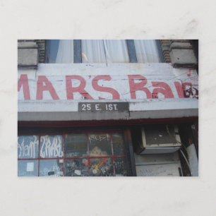MARS BAR POSTCARD