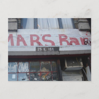 MARS BAR POSTCARD