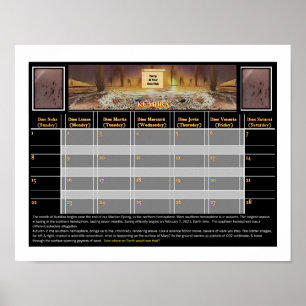 Mars Camping Prohibited Poster