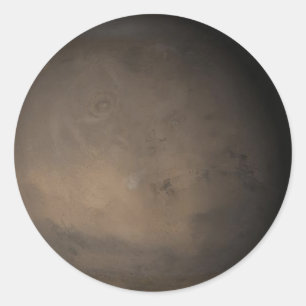 Mars Classic Round Sticker