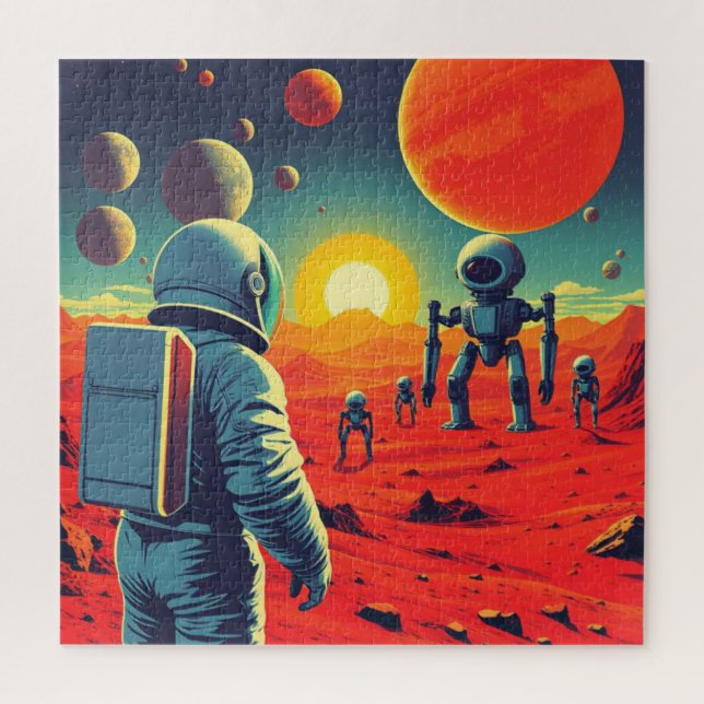 MARS CONQUEST 9  JIGSAW PUZZLE (Vertical)