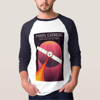 Mars Express - Exploration of Mars Space Art. T-Shirt
