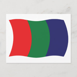 Mars Flag Postcard