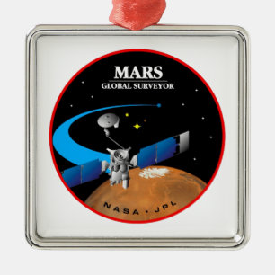 Mars Global Surveyor Metal Tree Decoration